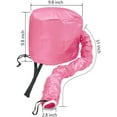 thumbnail image 4 of PinesC Bonnet de Sèche-Cheveux Portable Sécurisé pour Coiffure - Rose Profond, 4 of 5