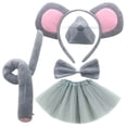thumbnail image 4 of TAILTOSS 1 Set Rat Headband with Mouse Ears Tail for Cosplay Events in Multi Color, 4 of 8