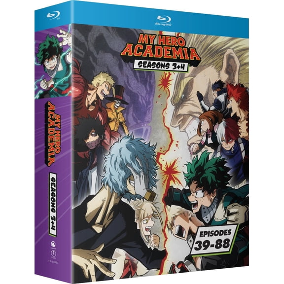 My Hero Academia: Season 3 and 4 (Walmart Exclusive) (Blu-ray Crunchyroll)