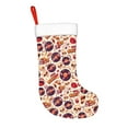 thumbnail image 2 of Haiem rock music Skull record Pattern Christmas Stockings, Personalized 18 Inches Knit Christmas Stockings Xmas Hanging Stockings for Family Christmas Decorations, 2 of 7