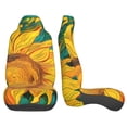 thumbnail image 3 of Sikiie Vibrant Sunflower Painting Car Seat Protector 2 Pack Car Seat Cushion Mat, Car Seat Covers for SUV, Truck, Van, 3 of 7