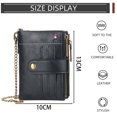 thumbnail image 2 of Portefeuille pour Homme Court Rétro à double Fermeture Éclair Sac à Cartes pour Homme Porte-Monnaie à Boucle Verticale, 2 of 5