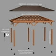thumbnail image 3 of Backyard Discovery 20' X 12' Barrington Gazebo/Carport, 3 of 9