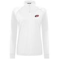 thumbnail image 2 of Women's Levelwear White Carolina Hurricanes Amethyst Insignia Core Quarter-Zip Jacket, 2 of 3