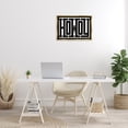 thumbnail image 2 of Stupell Industries Bold Vintage Howdy Greeting Quotes and Sayings Painting Gold Floater Framed Canvas Art Print Wall Art, 25 x 17, 2 of 9