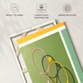 thumbnail image 6 of Elephant Stock Pastel Tennis Rackets Wall Art - Vertical Canvas Wall Art - Living Room Wall Decor - Sports Canvas - Orange And Yellow Decor - 8" x 12", 6 of 8
