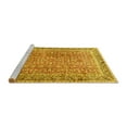 thumbnail image 2 of Ahgly Company Machine Washable Indoor Rectangle Persian Yellow Traditional Area Rugs, 5' x 7', 2 of 4