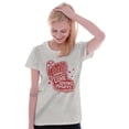 thumbnail image 4 of Xmas Yule Love Giving Me Presents Womens Slim Fit Graphic Tee Brisco Brands S, 4 of 5
