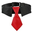 thumbnail image 1 of CSChome Pet Tie Pet Collar Lapel Collar with D-ring Adjustable Buckle Polyester Pet Dog Cosplay Necktie, 1 of 7