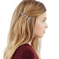 thumbnail image 3 of 3PCS Hair Clip Fashion Creative Pearl Decor Alloy Hair Pin Hair Accessories, 3 of 10
