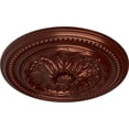 thumbnail image 3 of Ekena Millwork 15 3/4"OD x 1 7/8"P Chester Ceiling Medallion (Fits Canopies up to 2 1/4"), Hand-Painted Antique Copper, 3 of 6