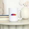 thumbnail image 3 of 15 fl oz Ceramic Mug, Phoenix, Arizona, Skyline Abstract, Contour, Dishwasher & Microwave Safe, 3 of 5