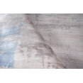 thumbnail image 4 of Exquisite Rugs Cassina Gray/Blue Bamboo Silk handloomed Area Rug, 4 of 4