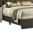 thumbnail image 4 of Cato Upholstered California King Bed Tufted Brown Headboard Dark Gray, 4 of 5