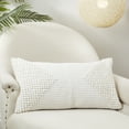 thumbnail image 3 of Saro Lifestyle Textured Woven Diamond Throw Pillow Cover, 3 of 3