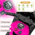 thumbnail image 5 of ZOGYMOZ 12V Kids Motorcycle, Electric Dirt Bike, Powered Ride ons Toys with LED Lights, Bluetooth Music, 5 of 7