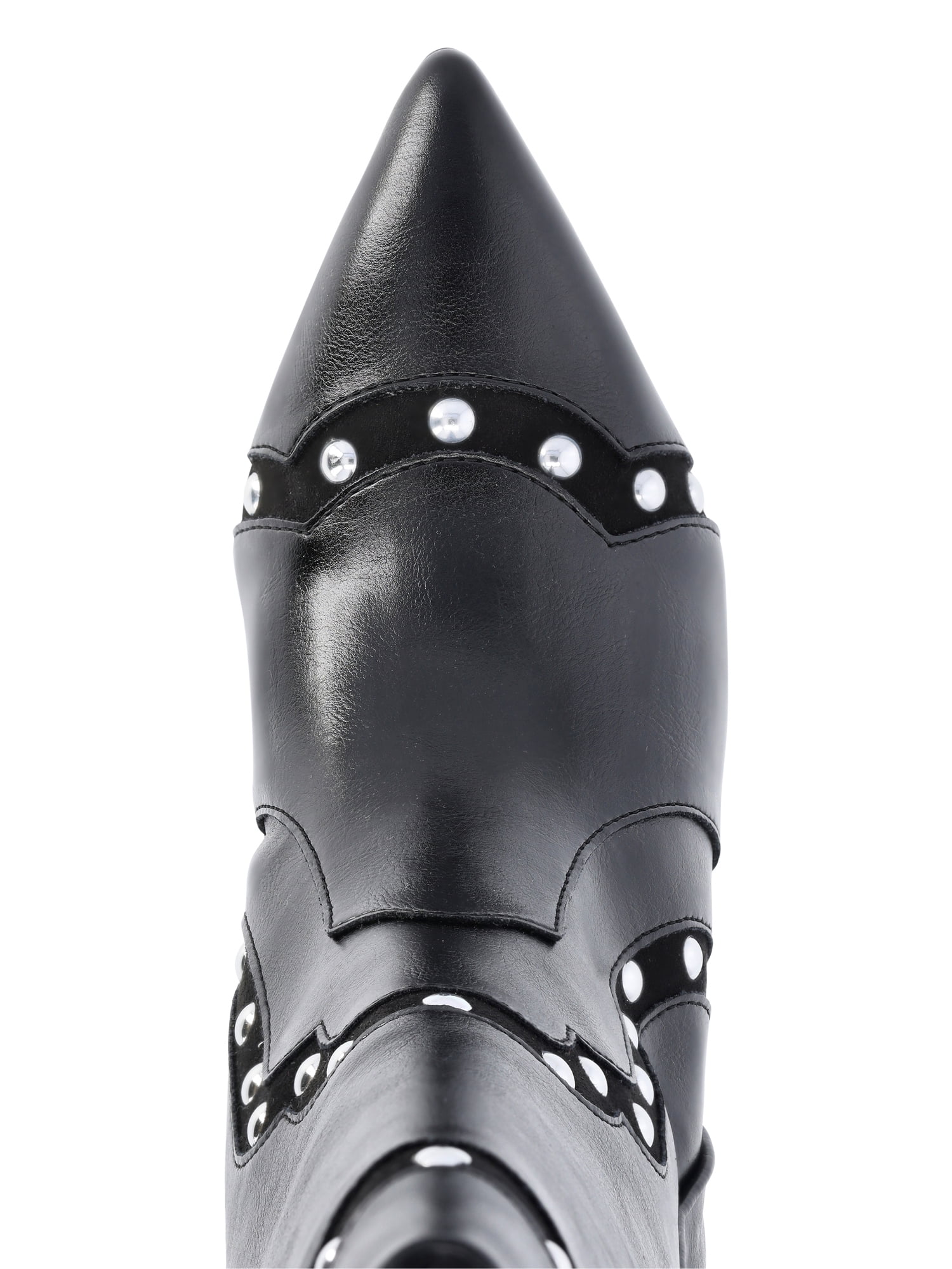 Madden NYC Women's Studded Heeled Western Boots