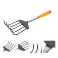 thumbnail image 3 of MasteelfCA 2Pcs Useful Garden Rake Seaside Digging Rake Plowing Weed Rake Random Color, 3 of 9