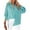 3# Blue, variant on Fshiont Womens Smocked Cuffed Striped Boyfriend Shirt Casual Collar Long Sleeve Oversized Button Down Blouse Tops with Pocket Shirred Light Blue XL