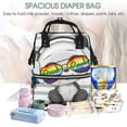 thumbnail image 4 of Defioc Panda with Sun glasses for Baby Diaper Bag Backpack - Baby Bag for Boys & Girls - Diaper Backpack - Large Travel Diaper Bags- Baby Registry Search & Shower Gifts, 4 of 5