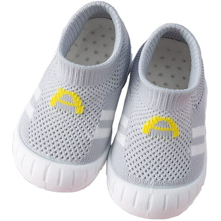 Unsex Baby First Walking Shoes boy Girl Infant No-Sliper Lightweight Sneakers 6 12 18 24 36 Months Toddler Protect Toes Sock Shoes