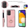 thumbnail image 6 of Nalacover for Samsung Galaxy A52 5G 6.5 inch Wallet Back Case,Luxury PU Leather Soft TPU Anti-Drop Shockproof Two Card Slots with Finger Ring Holder Kickstand Ultra Slim Phone Cover.Pink, 6 of 8