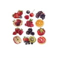 thumbnail image 2 of 1pc Women'S Casual Round Neck Short Sleeve T-Shirt with Geometric Fruit Print, Polyester Stretch Fabric, Fashionable All-Season Top, 2 of 6