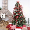 thumbnail image 5 of 12 PCS 3.9-Inch Glitter Snowflake Ornaments, Plastic Xmas Tree Decorations for Christmas, Holiday, and Winter Home Decor, 5 of 10