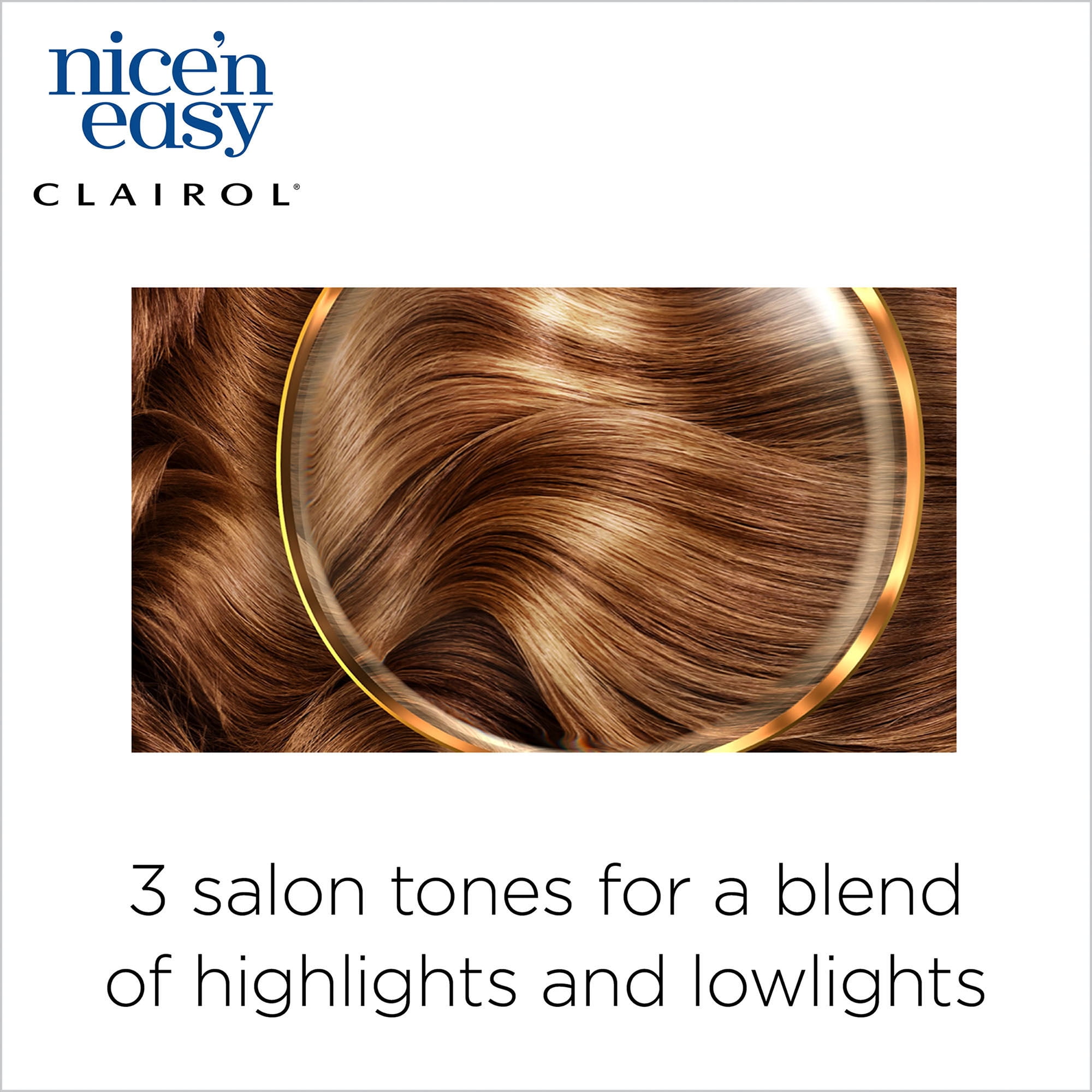 Clairol Nice 'n Easy Born Red Permanent Hair Color, 5RB/119B Natural Medium Reddish Brown, 1 Kit