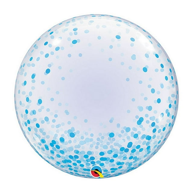 Qualatex Ballon Confettis à Bulles Déco 2 Pi