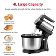 thumbnail image 3 of Amdohai Egg Beater 5 Speed Household Electric Handheld Desktop 1000W High Power 4L Large Capacity Separate Kitchen Machine Whipping Cream Baking Mixer Automatic Whisk, 3 of 8