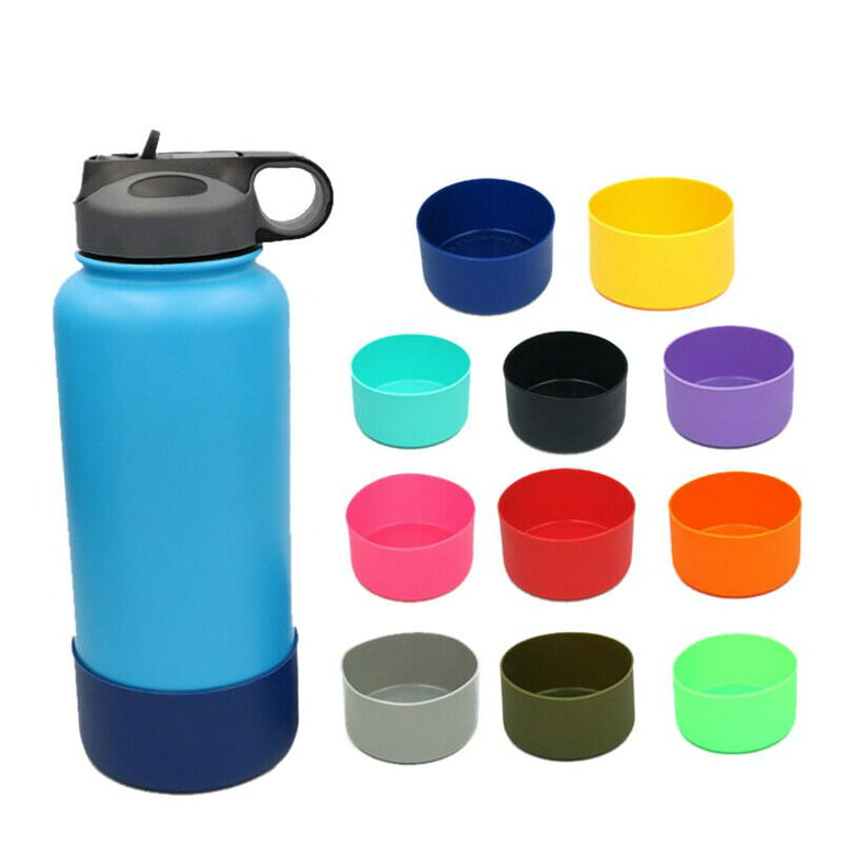 Durable Anti-slip Water Bottle Silicone Thermos Rubber Bottom Sheathing Mat  Sports Water Bottle Accessories 