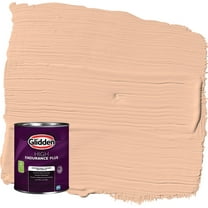 Glidden HEP Siesta / Orange Semi-Gloss Interior Paint with Primer, 1 Quart