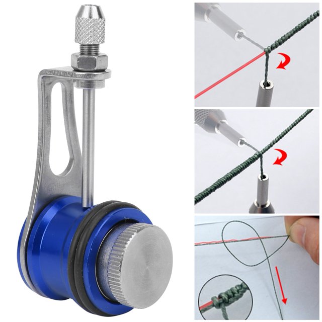 Fishing Knot Tying Tool Dense Nodules Line Winder Fly Fishing Accessories Assist Knotting Machine for PE Line Tightening