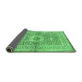 thumbnail image 2 of Ahgly Company Indoor Rectangle Medallion Emerald Green Traditional Area Rugs, 5' x 8', 2 of 4