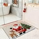 thumbnail image 5 of Felpudo Navideño de Punto para Baño | Felpudo Absorbente Multicolor con Base Antideslizante | Alfombra de Poliéster de Terciopelo Cristal Suave | Decoración Navideña para La Entrada Del Baño y El Sue, 5 of 6