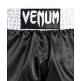 thumbnail image 3 of Shorts de Muay Thai Venum Classic negro y blanco, 3 of 3
