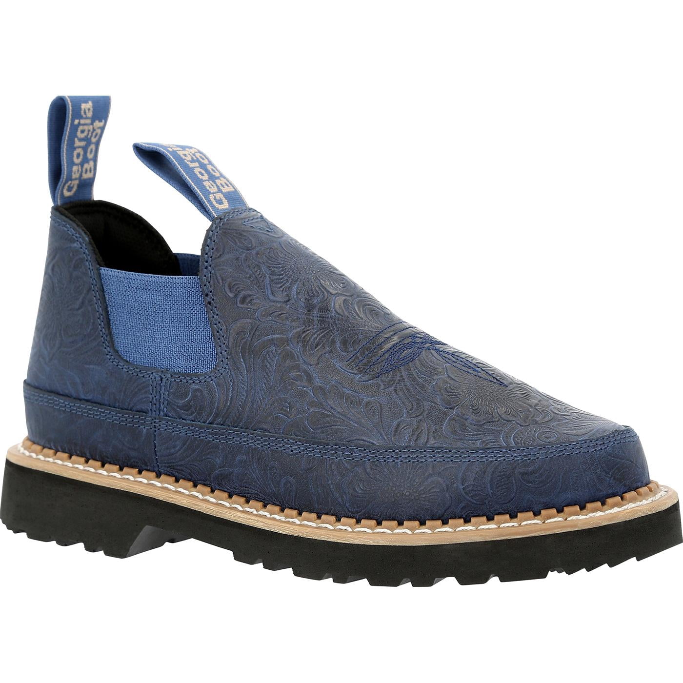 Boot Women's Marbeled Denim Romeo Shoe Size 9(M)