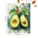 thumbnail image 3 of Qisvanset Framed Canvas Wall Art 12x16 Inch Avocado Fruit of The Spirit Nursery Bible Art, 3 of 5