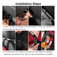 thumbnail image 3 of Asiento De Automóvil Simple, Asiento De Seguridad Para Niños Facric De Malla De Aire Plegable Para Viajar, 3 of 7