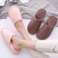 thumbnail image 6 of Slippers for Women,Slippers Winter Linen Slippers Breathable Guest Slippers Indoor Slippers Non For Women Men At Home Hotel,Womens Slippers,Hot Pink,6.5, 6 of 7