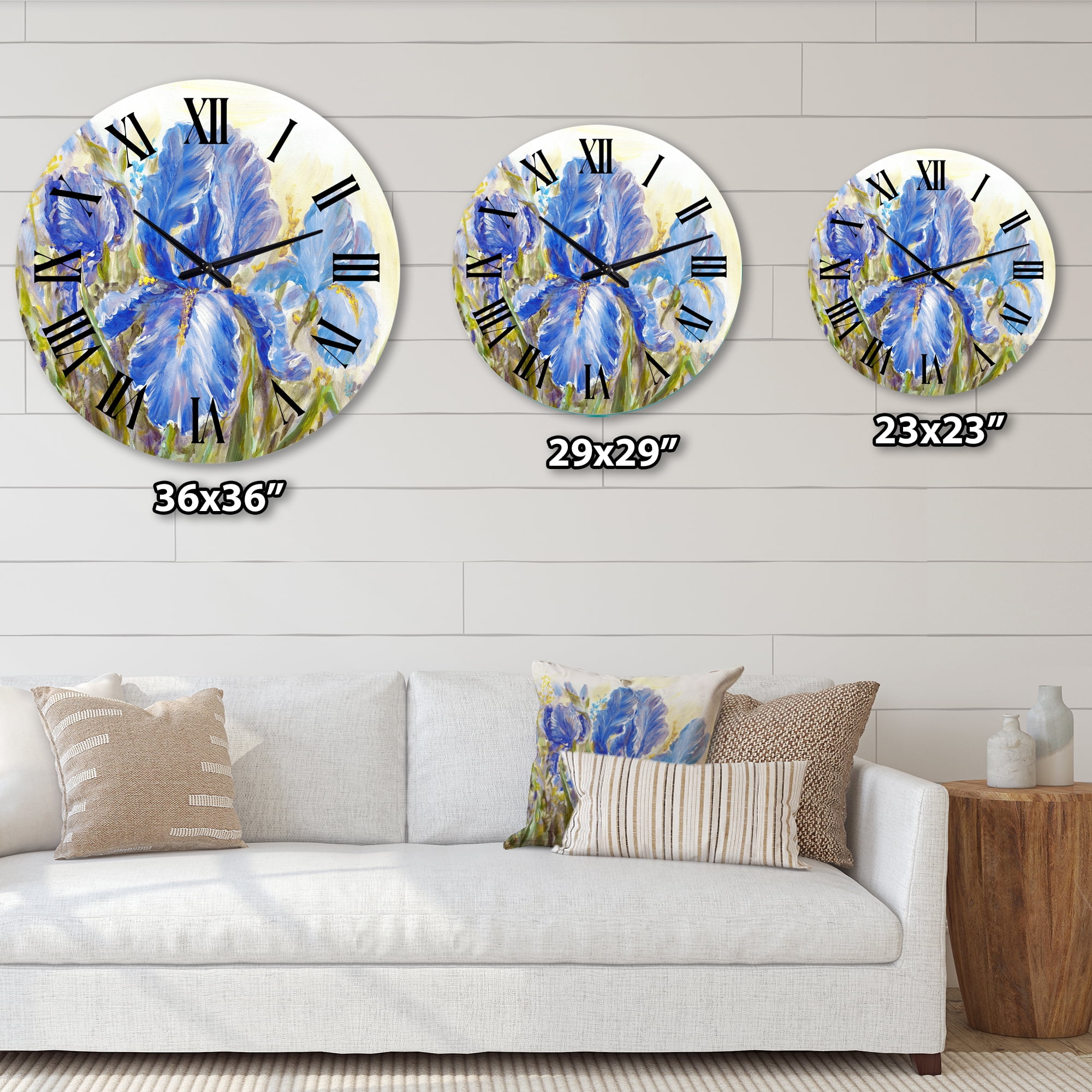 Designart 1 in Quartz Traditional Wall Clock