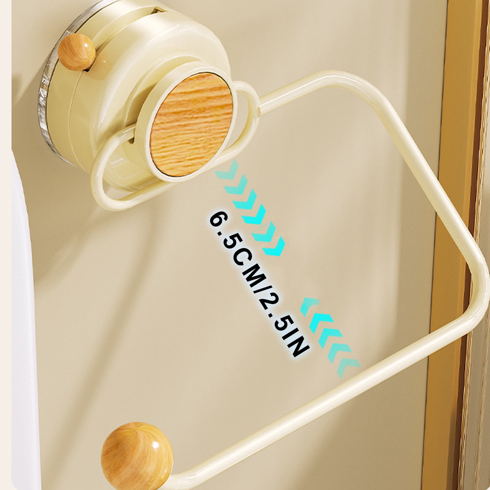 JilgTeok 5 Packs Vintage Toilet Paper Roll Rack Wall Mounted 180 Degree Rotation Easy Use Suction Cup Paper Towel Holder for Bathroom Kitchen Washroom
