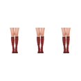 thumbnail image 3 of Calcetines hasta el muslo Minnieouse a rayas Botas de calcetín estilo simple CBP334147, 3 of 6