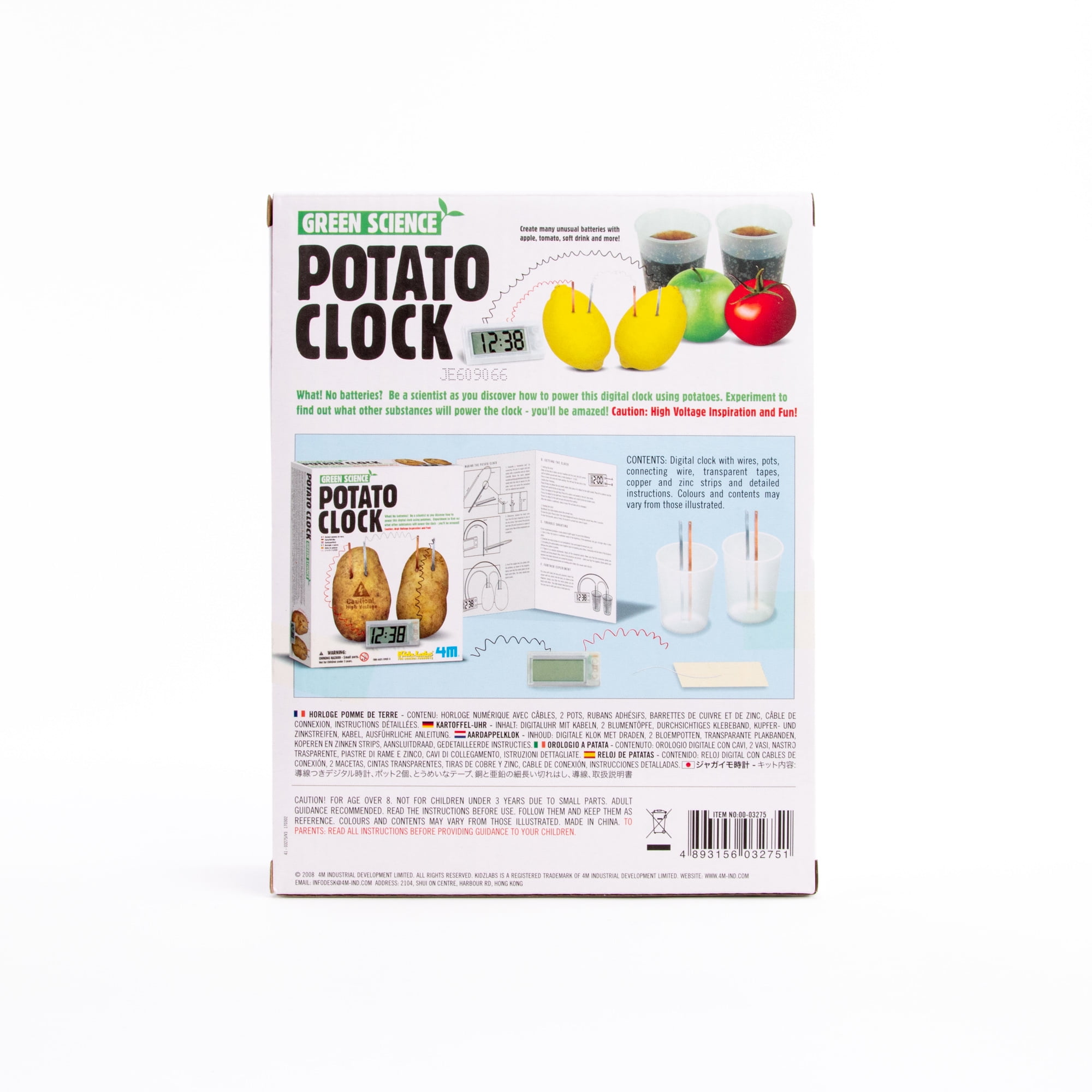 4m Green Science Potato Clock Kit 1 Each Walmart Com Walmart Com