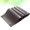 thumbnail image 3 of 4 Pcs Napperons Isolants Thermiques Antidérapants (Argent), 3 of 6