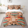 thumbnail image 2 of Homewish Tribal Aztec 7-Piece Twin Bedding Sets for Teens Boys Girls,Bohemian Theme Bedding Comforter Set,Exotic Style Breathable Sheet Sets,Ultra Soft Home Decor,Reversible, 2 of 8