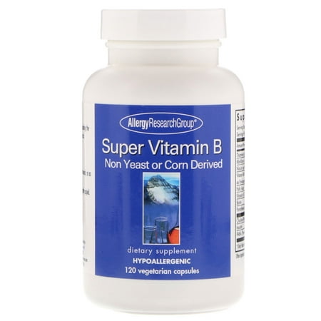 Allergy Research Group  Super Vitamin B Complex  120 Vegetarian
