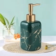thumbnail image 6 of Marble Pattern Soap Dispenser Lotion Bottle 300ml for Bathroom Home Kitchen Countertop, 6 of 7