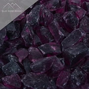 Blue Ridge Brand™ Purple Fire Glass - 10-Pound Professional Grade Fire Pit Glass - 1/2" Glass Rocks for Fire Pit and Landscaping